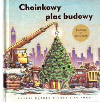 Choinkowy plac budowy. Książka z okienkami